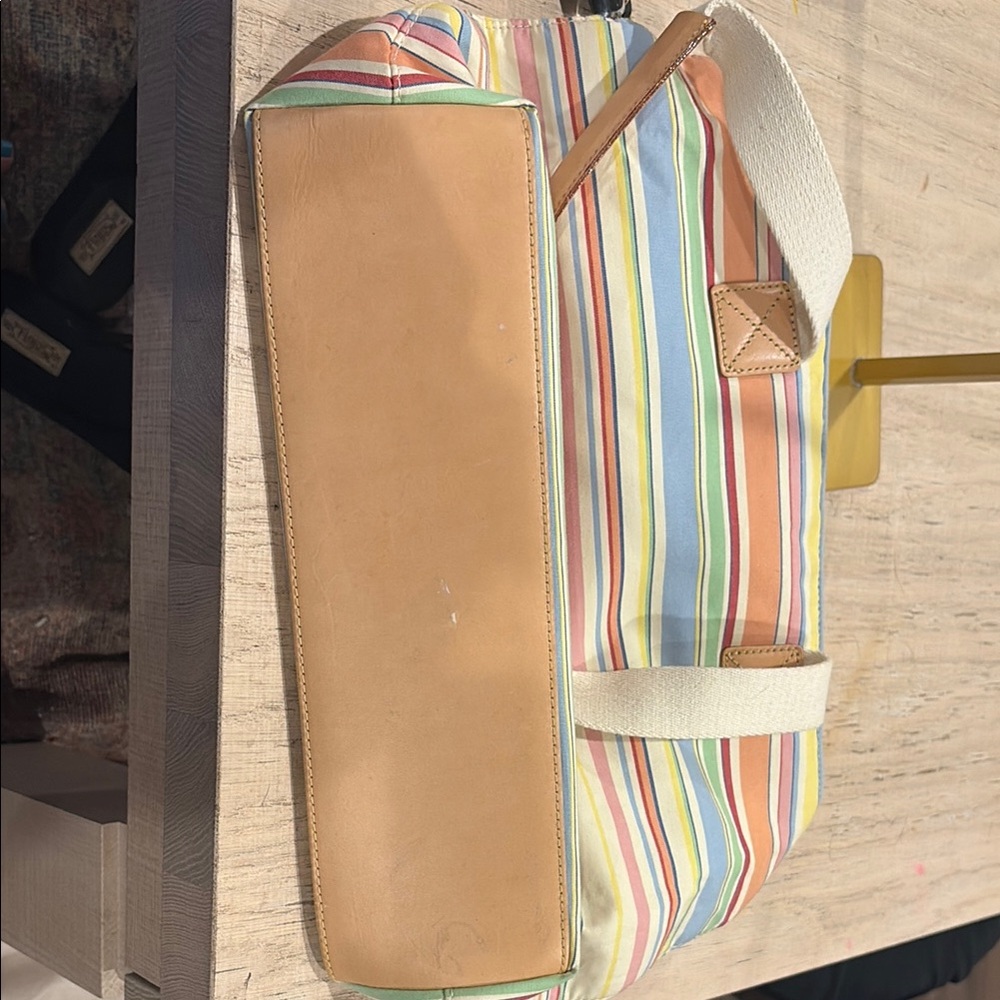 Ralph Lauren Multicolor Striped Tote Bag - Picture 4 of 5